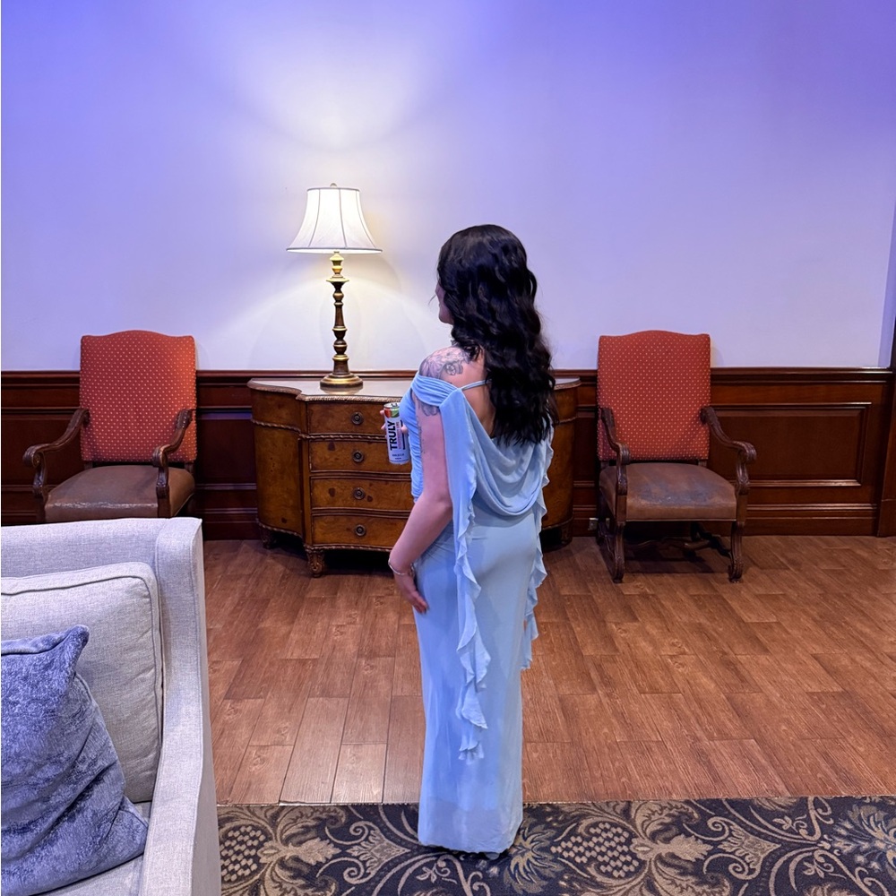 Amazon Light Blue Maxi Dress